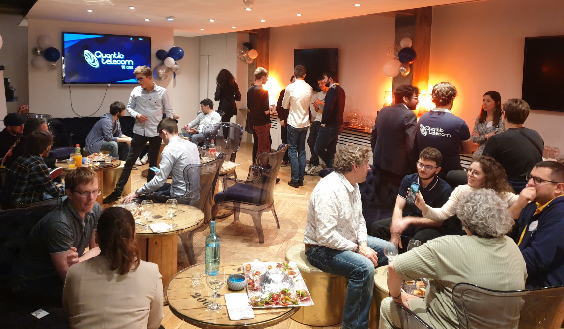 Photo des 10 ans de Quantic Telecom
